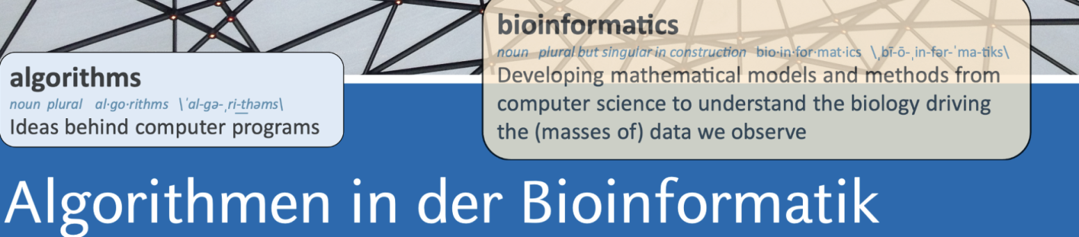 thumbnail of channel Algorithmen in der Bioinformatik