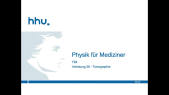 thumbnail of medium Physik für Mediziner - TB04 - VL28 - Tomographie